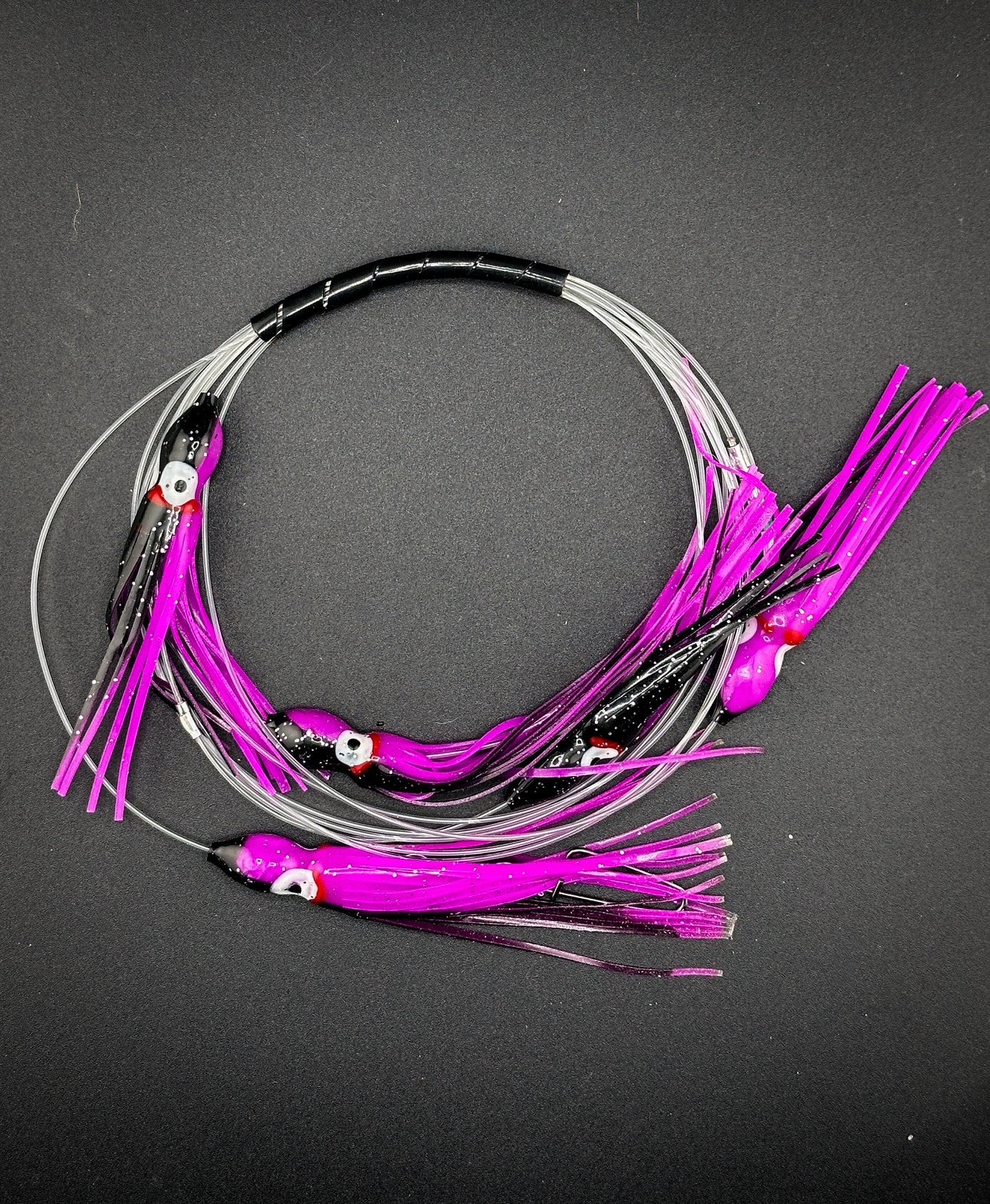(4.5") 5 Teaser Daisy Chains - 130# Fluoro