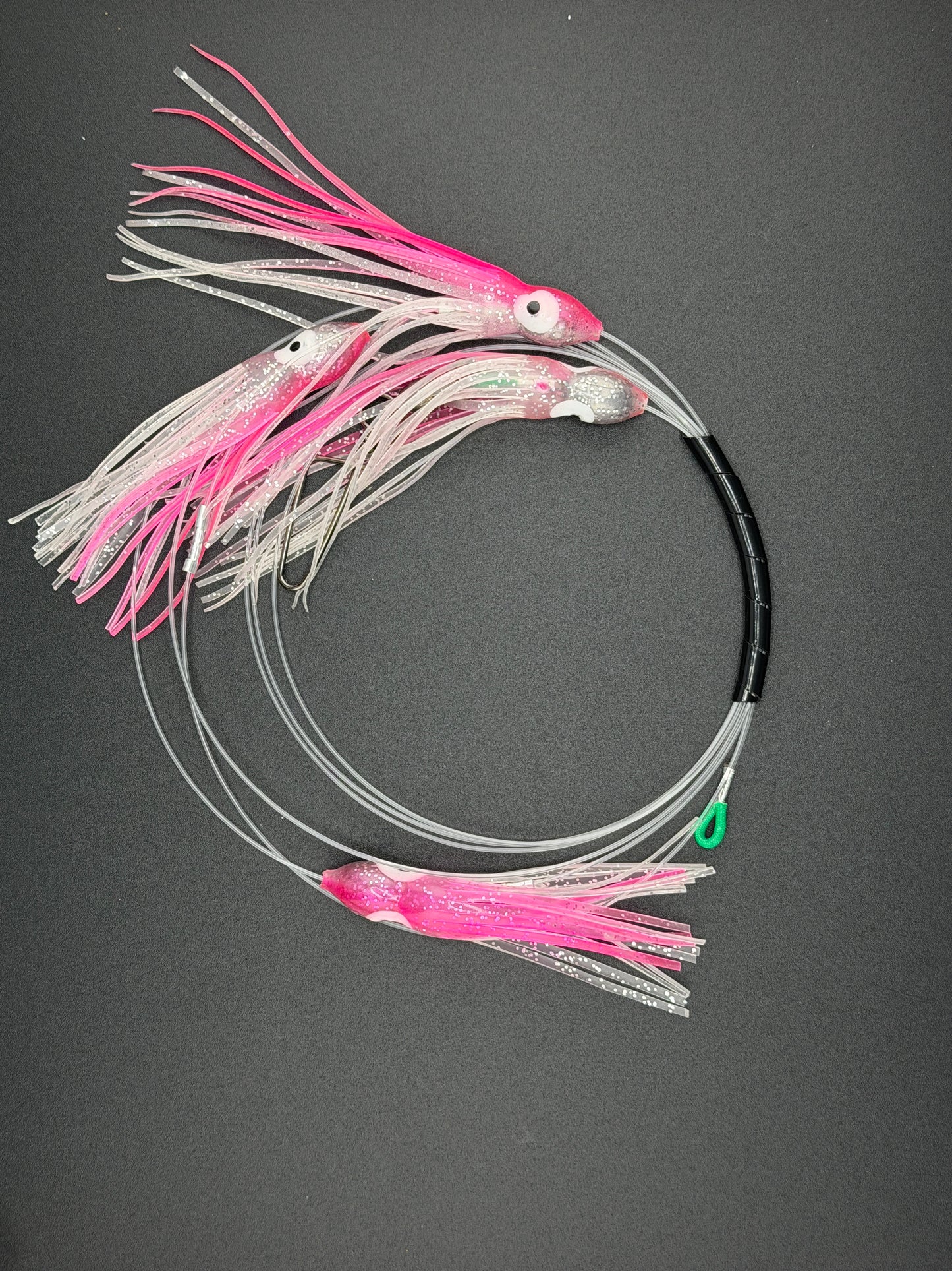 (4.5") 4 Teaser Daisy Chains - 100# Fluoro