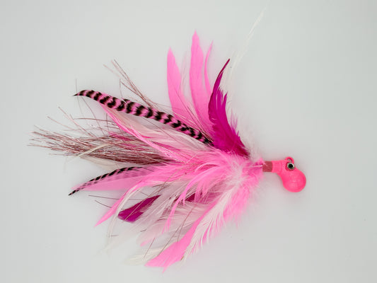 Pink and White Cobia Jig for Cobia Fishing